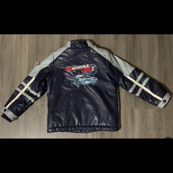 Boys Disney Cars Faux Leather Jacket Size 6x. - Picture 2 of 6